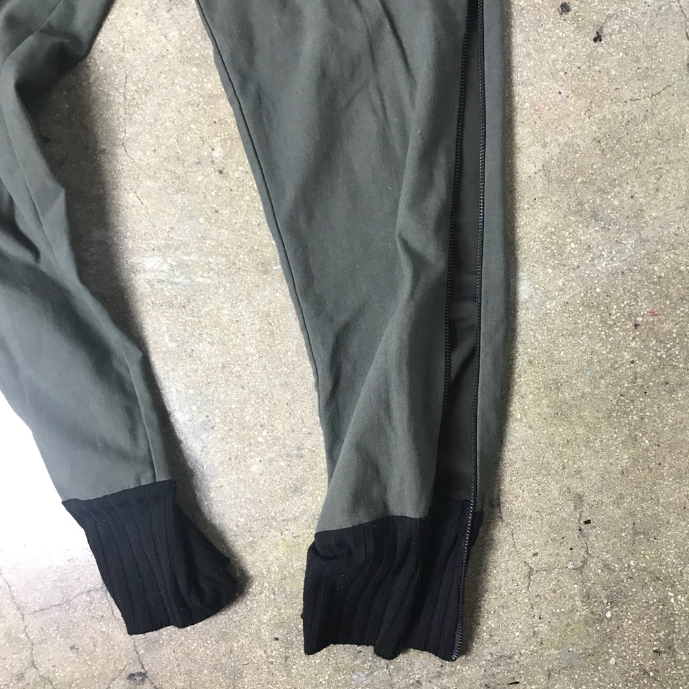 Green - Zipper Sided - Pant